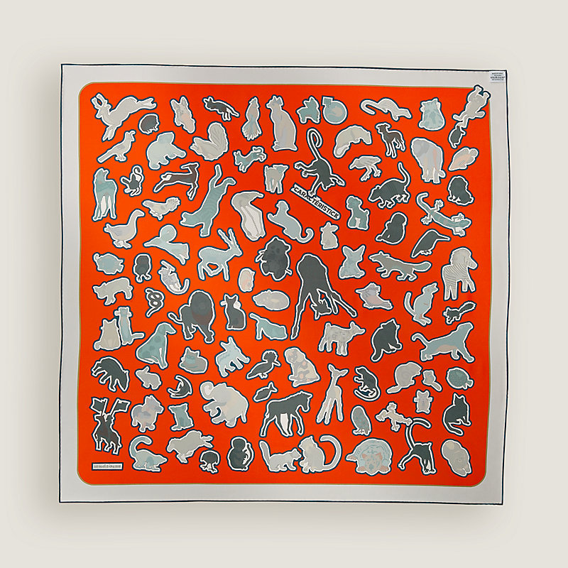 Caracteristick double face scarf 90 | Hermès USA